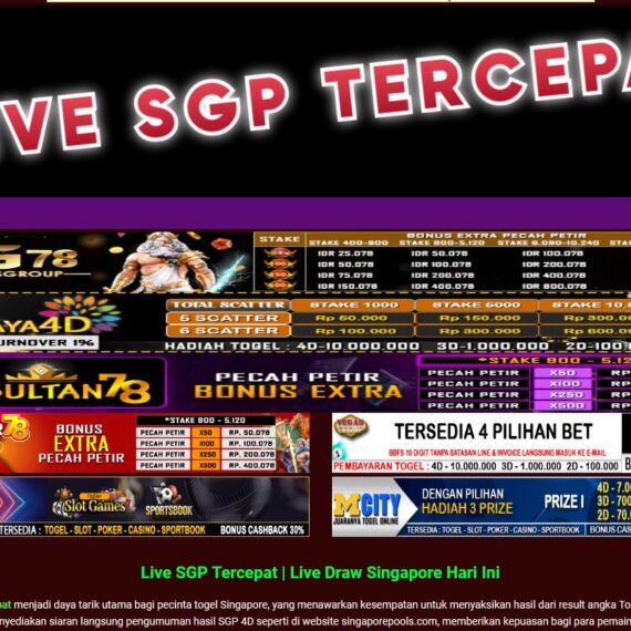 Live SGP Tercepat