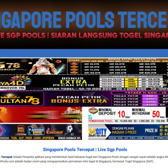 Singaporepools Tercepat