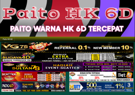 Paito HK 6D Tercepat